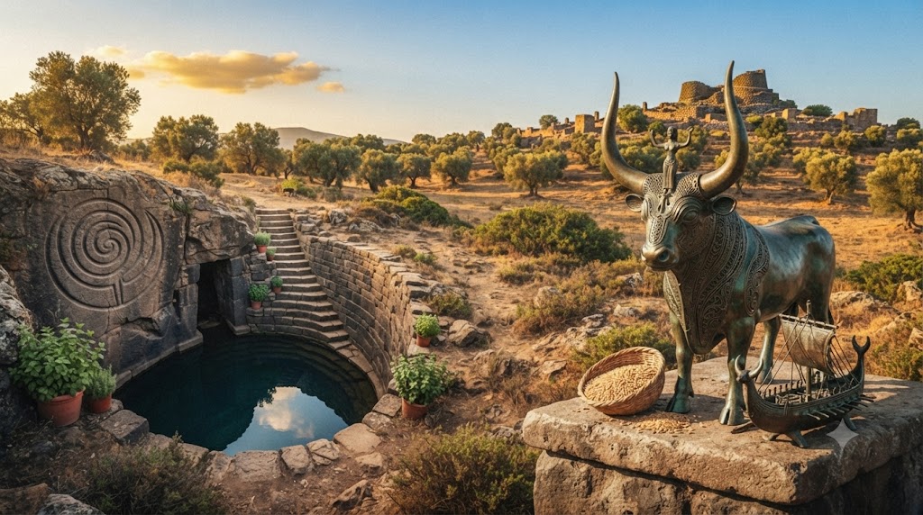 Il Sacro e la Terra: Archetipi Taurini e Materni nella Sardegna Nuragica e Proto-Storica