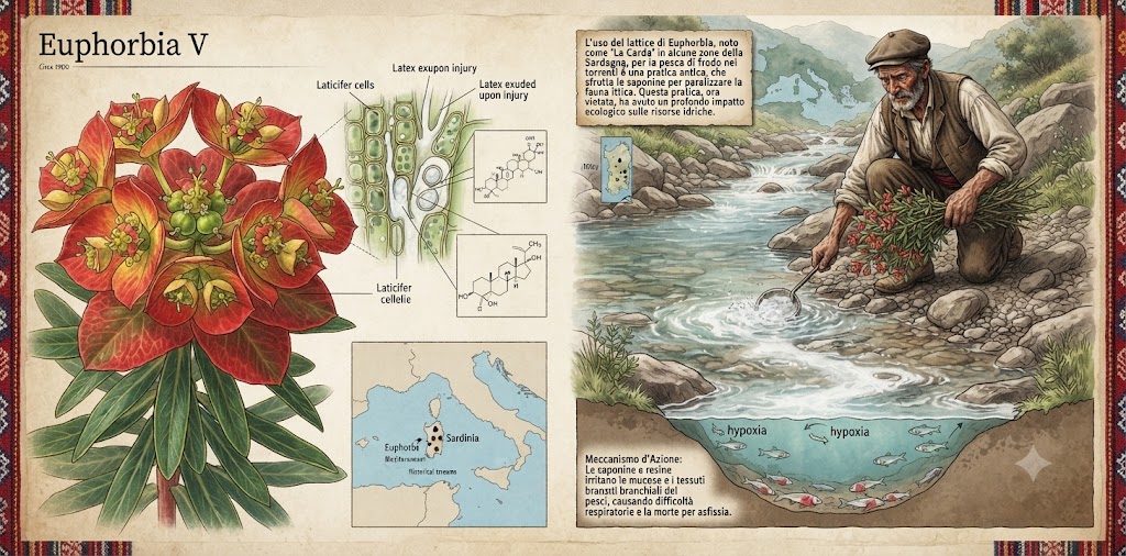 L'Inganno del Lattice: Storia, Usi Etnobotanici e Pratiche di Avvelenamento Tradizionale con l'Euphorbia nel Mediterraneo, in Sardegna