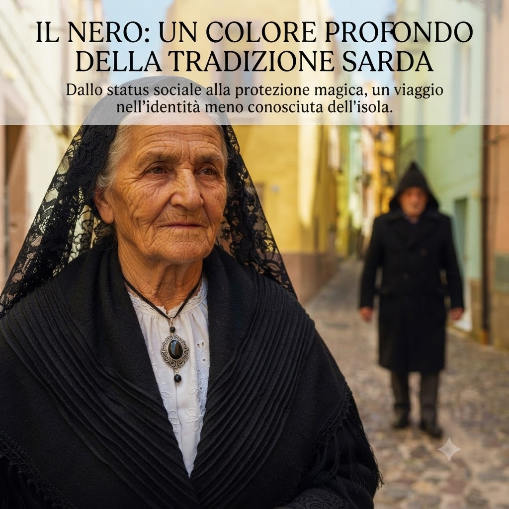 Oltre il lutto: la storia segreta e il simbolismo del colore nero nella tradizione sarda